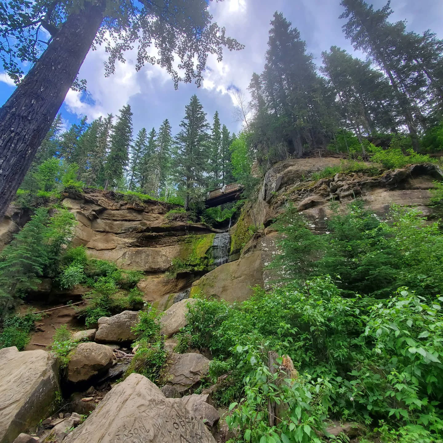 Beautiful site of hard luck canyon